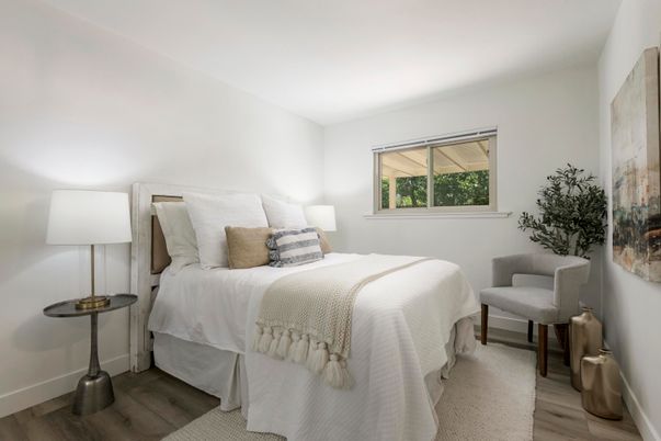 Bedroom, Interior, Wood Texture Flooring