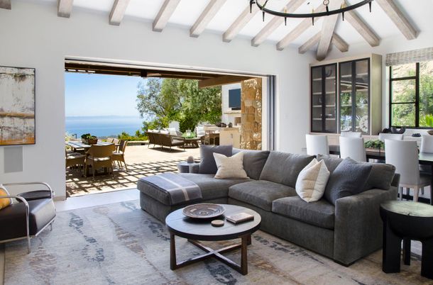 Dining room, Interior, Living room, Water, Wooden Beams