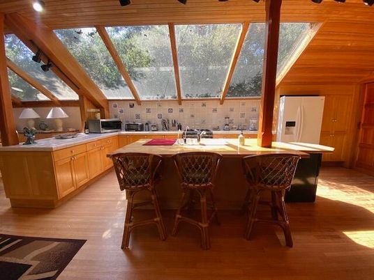 Interior, Kitchen, Wooden Ceilings, Wood Texture Flooring