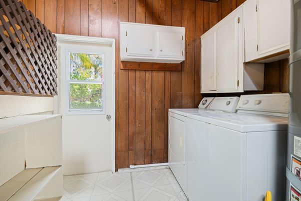 Interior, Washer, Wooden Walls