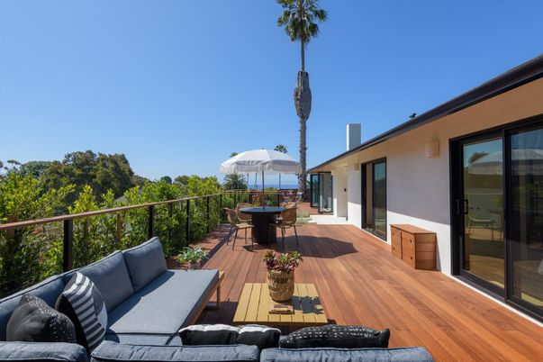 Exterior, Wood Texture Flooring