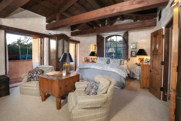 Bedroom, Interior, Wooden Beams, Wooden Ceilings