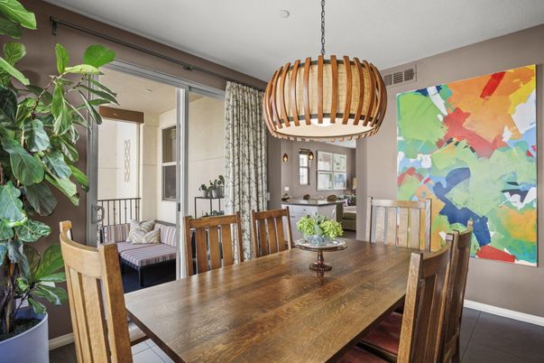 Dining room, Interior, Pendant Lights