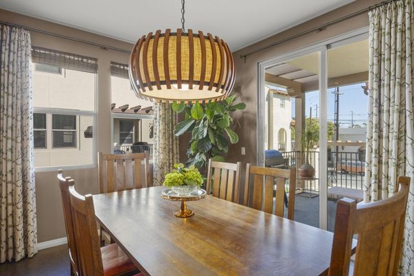 Dining room, Interior, Pendant Lights