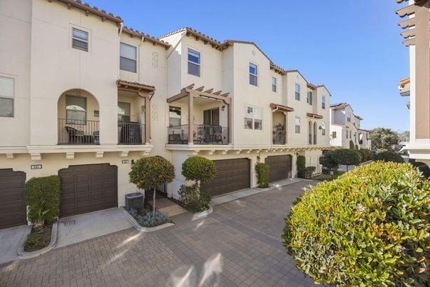 Attached, Exterior, Facade, Spanish Mediterranean