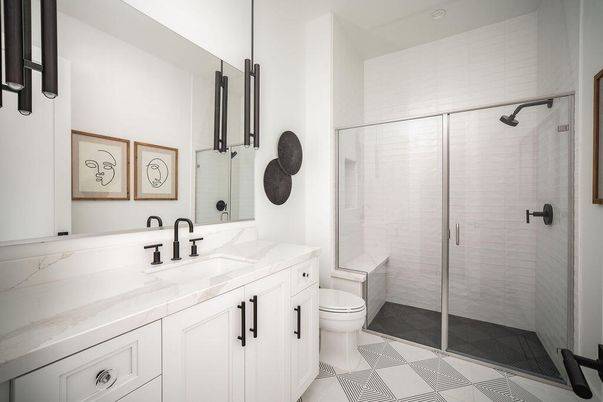 Bathroom, Glass Shower, Interior