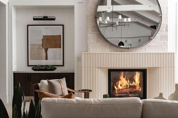 Fireplace, Interior, Living room