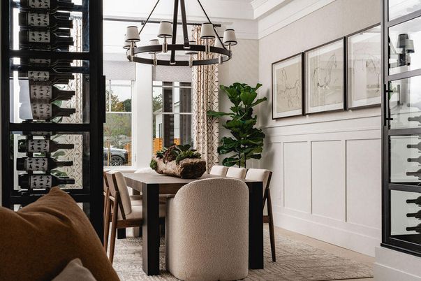Chandelier, Dining room, Interior