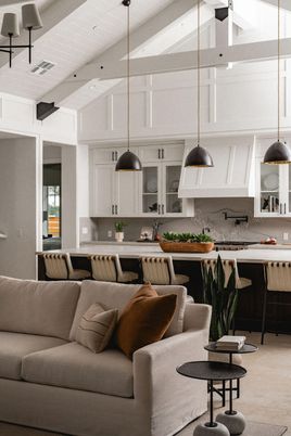Interior, Kitchen, Living room, Pendant Lights