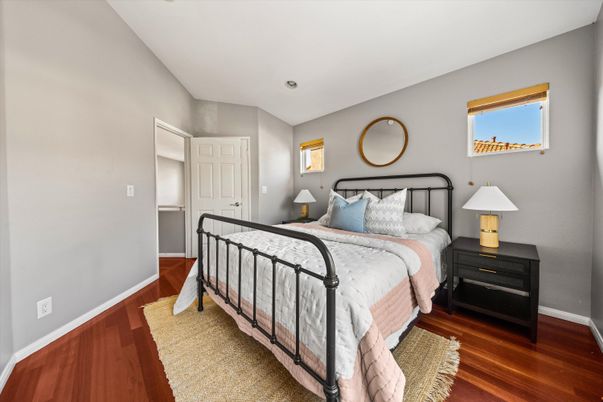 Bedroom, Interior, Wood Texture Flooring