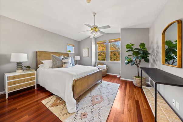 Bedroom, Interior, Wood Texture Flooring