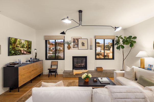 Fireplace, Interior, Living room, Wood Texture Flooring