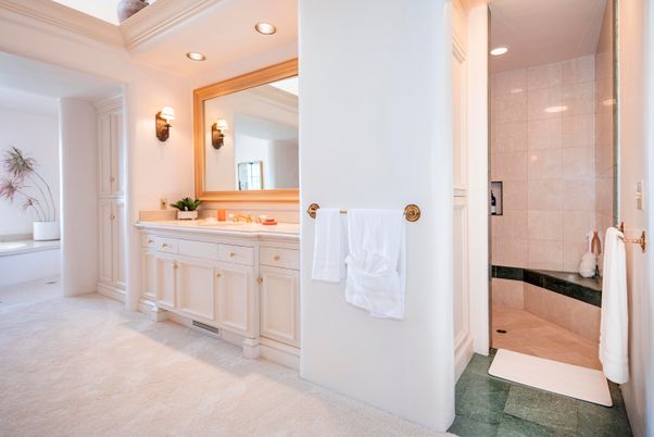 Bathroom, Interior, Recessed Lighting