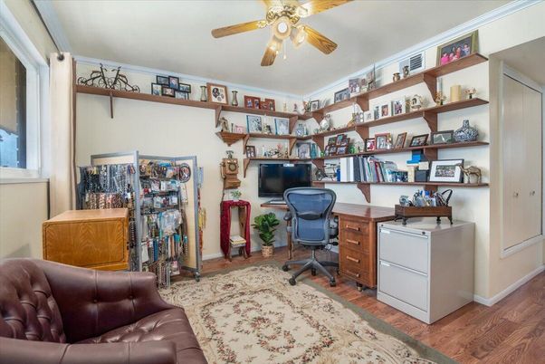 Home Office, Interior, Wood Texture Flooring