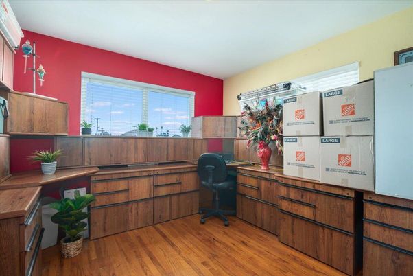 Home Office, Interior, Wood Texture Flooring