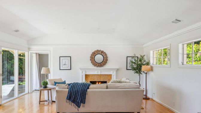 Fireplace, Interior, Living room, Wood Texture Flooring