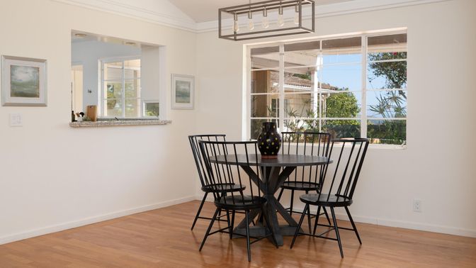 Dining room, Interior, Wood Texture Flooring