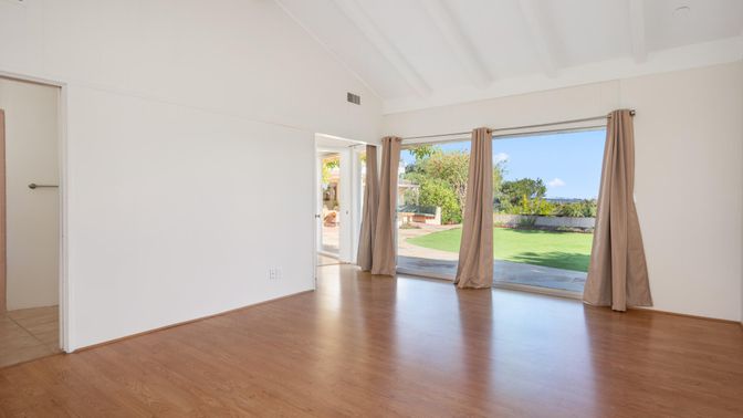 Empty room, Interior, Wood Texture Flooring