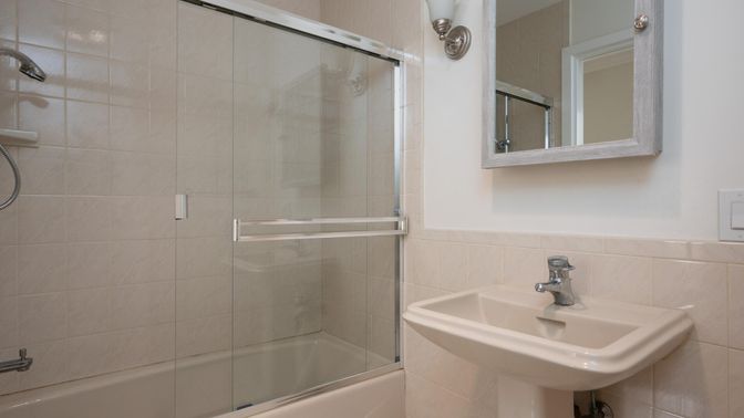 Bathroom, Glass Shower, Interior