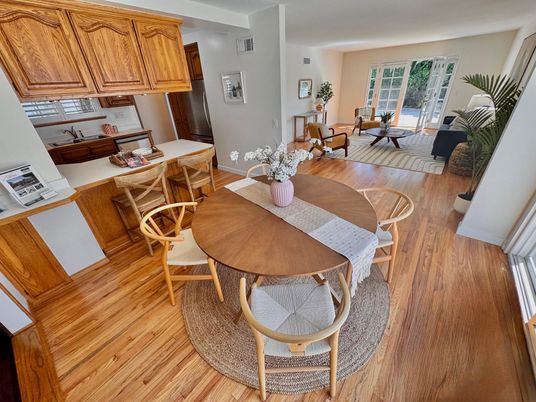 Dining room, Interior, Living room, Wood Texture Flooring