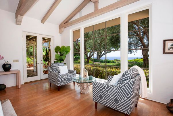 Interior, Living room, Water, Wooden Beams, Wood Texture Flooring
