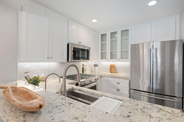 Interior, Kitchen, Recessed Lighting, Stainless Steel Appliances