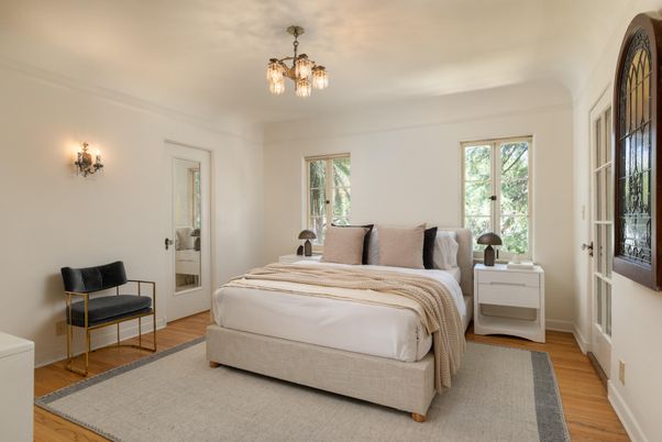 Bedroom, Interior, Wood Texture Flooring