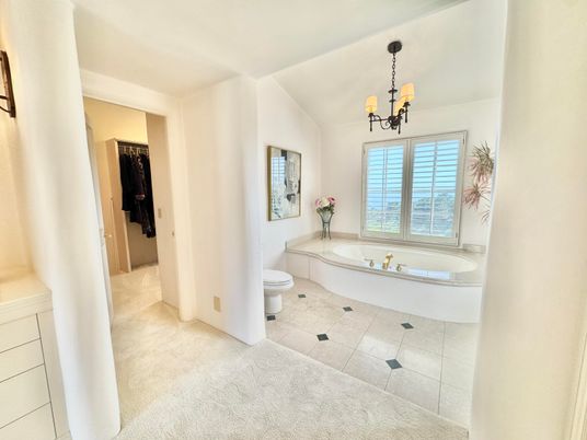 Bathroom, Chandelier, Interior
