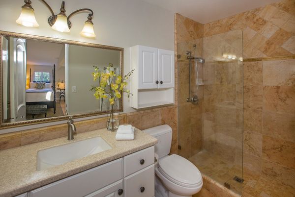 Bathroom, Glass Shower, Interior