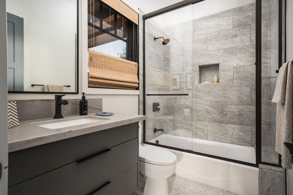 Bathroom, Glass Shower, Interior
