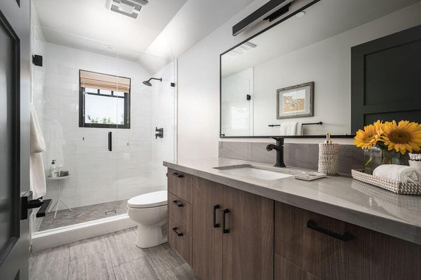 Bathroom, Glass Shower, Interior