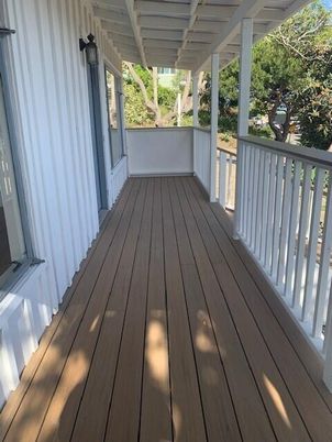 Exterior, Wood Texture Flooring