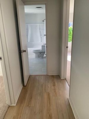 Bathroom, Interior, Wood Texture Flooring