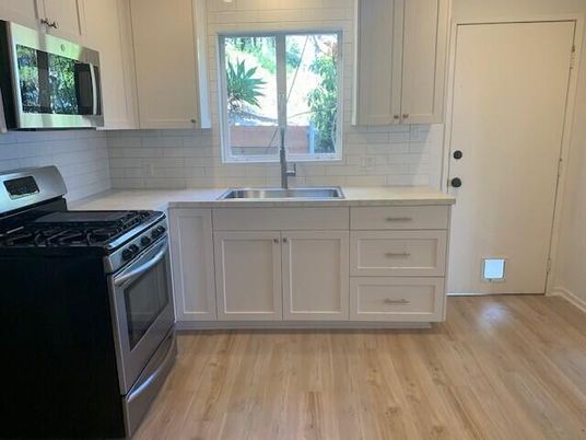Interior, Kitchen, Wood Texture Flooring