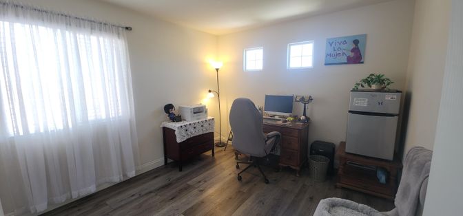 Home Office, Interior, Wood Texture Flooring