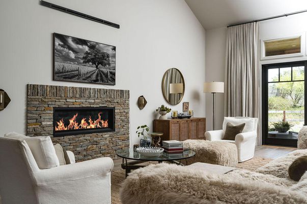 Fireplace, Interior, Living room