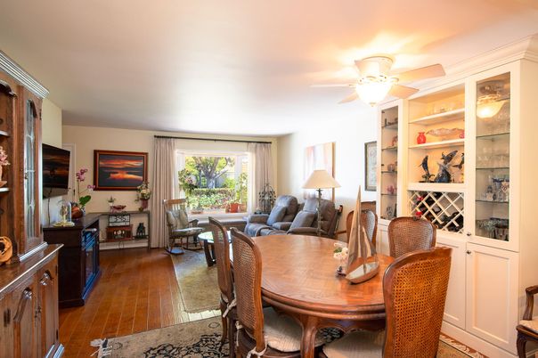 Dining room, Interior, Wood Texture Flooring