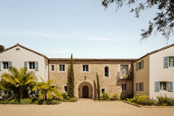 Backyard, Exterior, Facade, Spanish Mediterranean