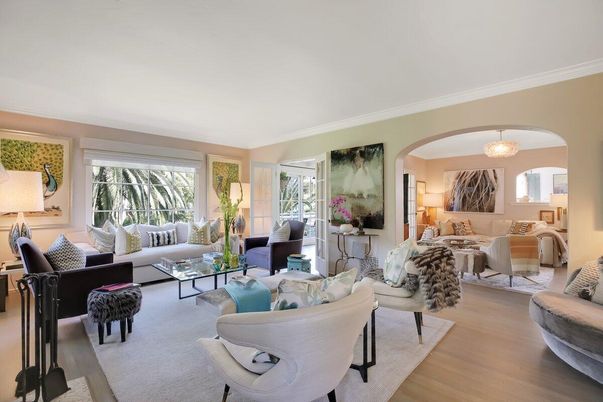 Chandelier, Interior, Living room, Wood Texture Flooring