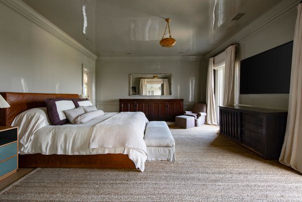 Bedroom, Interior, Pendant Lights