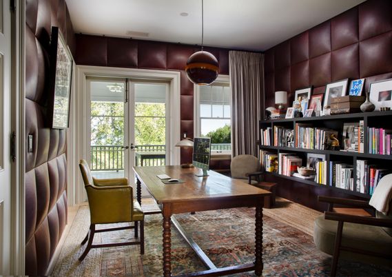 Home Office, Interior, Pendant Lights