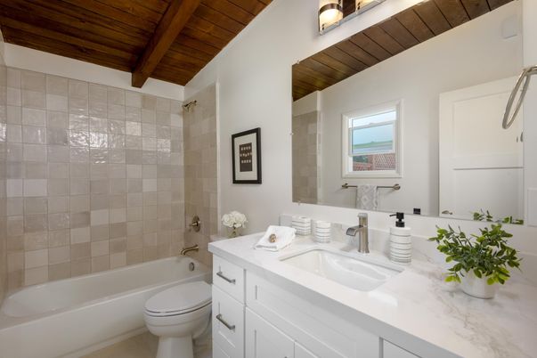 Bathroom, Interior, Wooden Beams, Wooden Ceilings