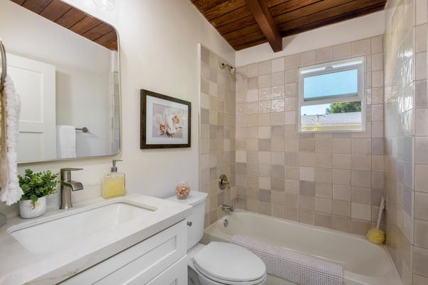 Bathroom, Interior, Wooden Beams, Wooden Ceilings