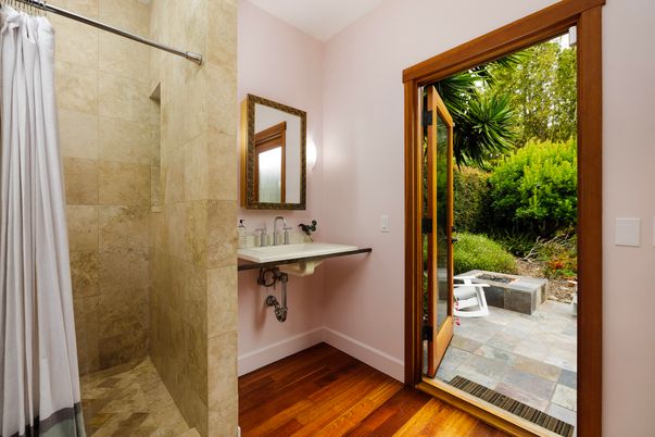Bathroom, Interior, Wood Texture Flooring