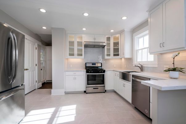 Interior, Kitchen, Recessed Lighting, Stainless Steel Appliances