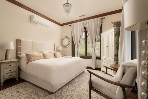 Bedroom, Interior, Wood Texture Flooring