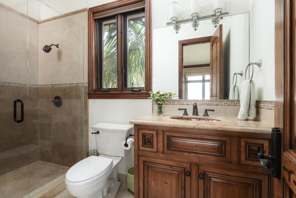 Bathroom, Glass Shower, Interior