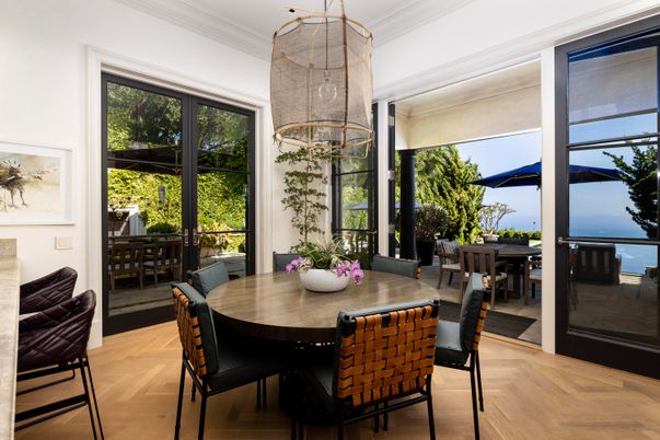 Dining room, Interior, Water, Wood Texture Flooring