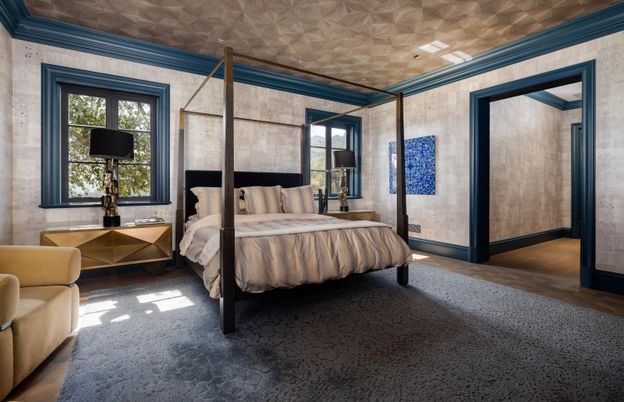 Bedroom, Interior, Wood Texture Flooring