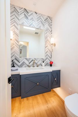 Bathroom, Interior, Wood Texture Flooring